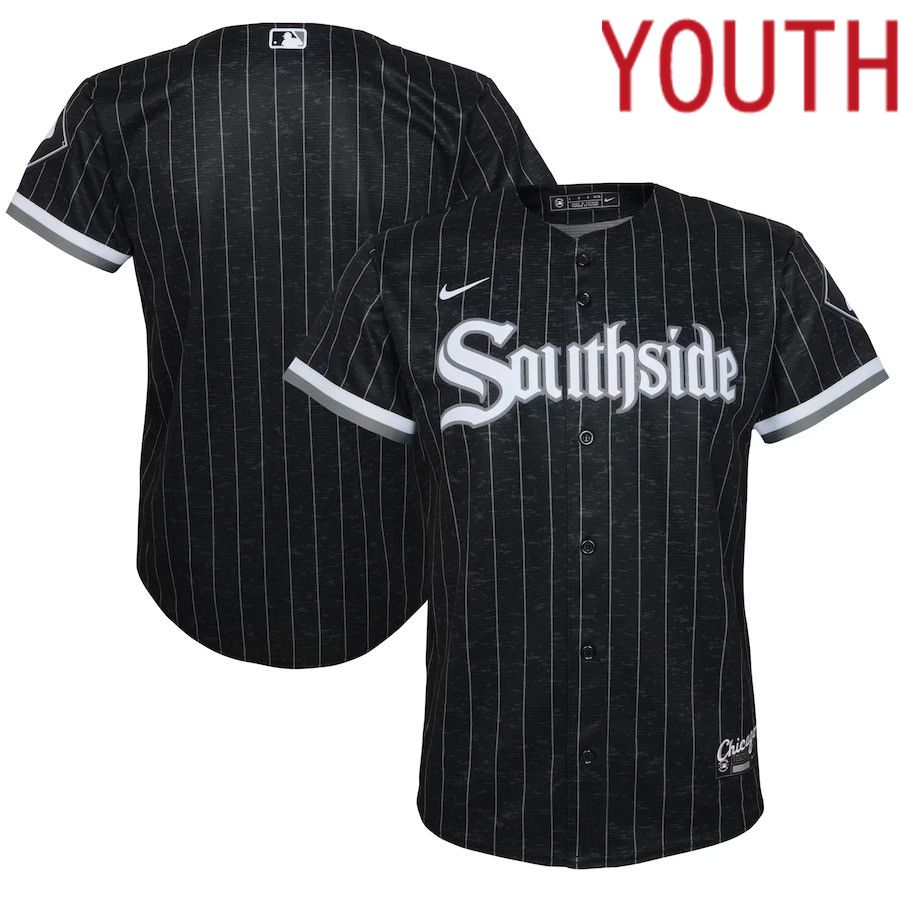 Youth Chicago White Sox Nike Black City Connect Replica MLB Jersey->youth mlb jersey->Youth Jersey